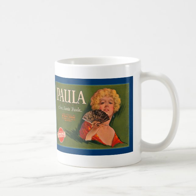 Taza De Café Paula Brand de Santa Paula (Derecha)