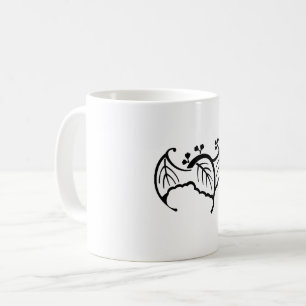 Taza De Café Paulownia en forma de murciélago