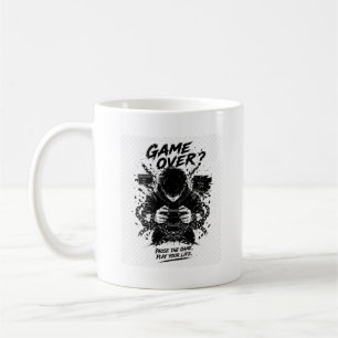 Taza De Café Pausa El Juego Juega Tu Vida Diseño Gamer