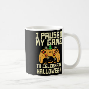 Taza De Café Pausa mi juego Halloween Gamer Gaming Costume Boys