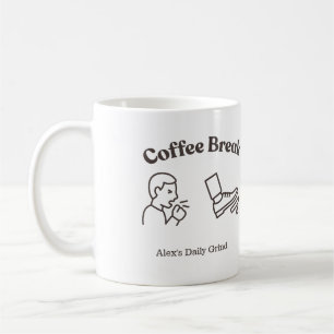 Taza De Café Pausa para el café/Tosca Frenada - Divertida Perso