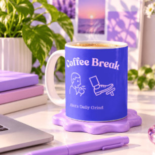 Taza De Café Pausa para el café/Tosca Frenada - Divertida Perso