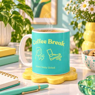 Taza De Café Pausa para el café/Tosca Frenada - Divertida Perso
