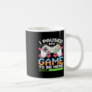 Taza De Café Pausé mi juego para estar aquí, cargando jugador
