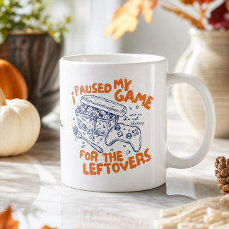 Taza De Café Pausé mi juego por los restos Nombre personalizado