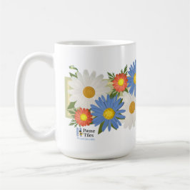 Taza De Café Pause Tiles Signature Bee 15oz--Right-hand
