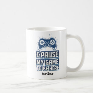 Taza De Café Pauso mi juego para estar aquí - IPMGTBH01