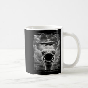 Taza De Café Pavo alienígena divertido Ufo selfie meme de acció