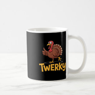 Taza De Café Pavo bailarín divertido de Acción de Gracias Twerk