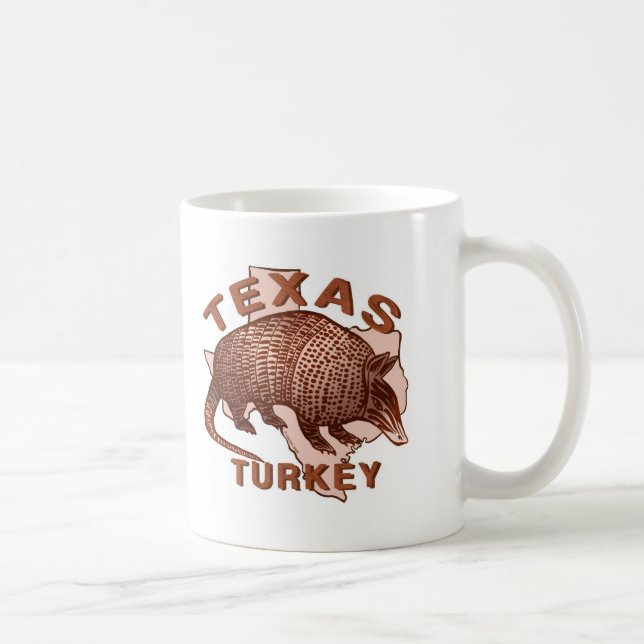 Taza De Café Pavo de Texas (Derecha)