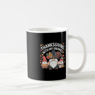 Taza De Café Pavo Enano Otoño Día de Acción de Gracias Con Mis 