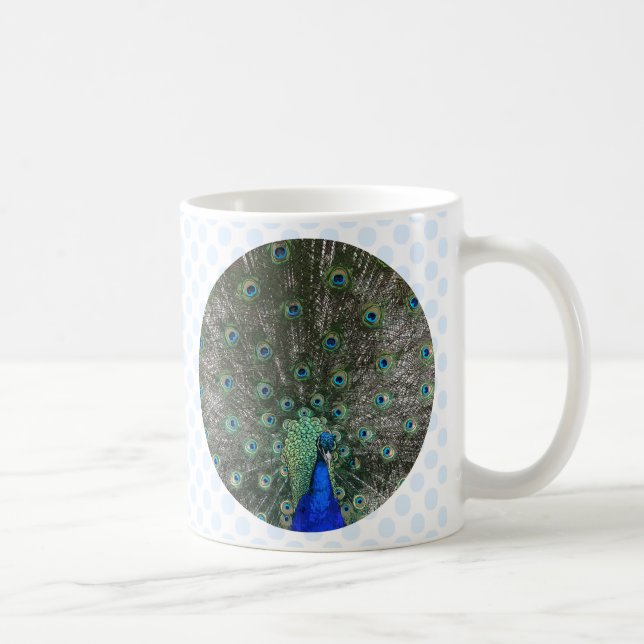 Taza De Café Pavo real (Derecha)