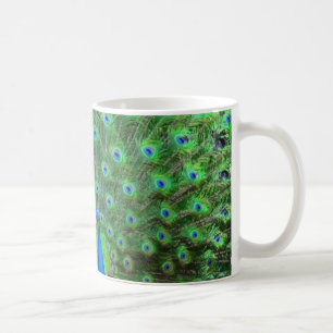 Taza De Café Pavo real