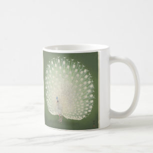 Taza De Café Pavo real por Ohara Koson