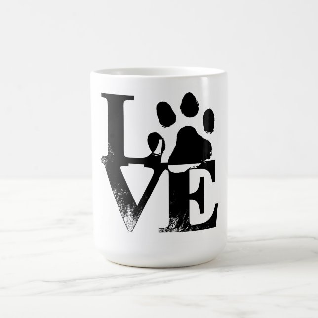 Taza De Café Paw Love (Centro)