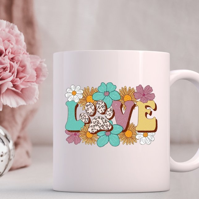 Taza De Café Paw Love (Subido por el creador)