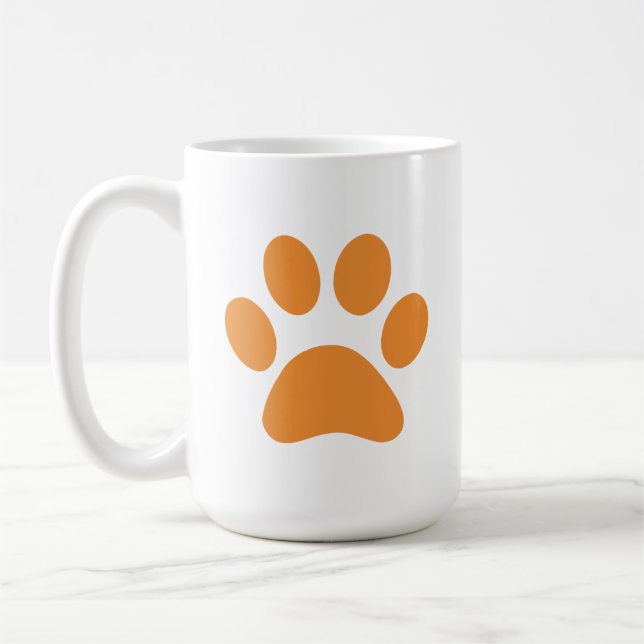 Taza De Café Paw Print Coffee Mug (Izquierda)