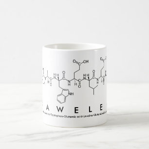 Taza De Café Pawelek peptide nombre mug