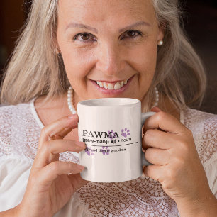 Taza De Café Pawma - Definición de Personalizable - Abuela Dogg