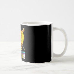 Taza De Café Pawpaw de ambos mitad béisbol sóftbol helado