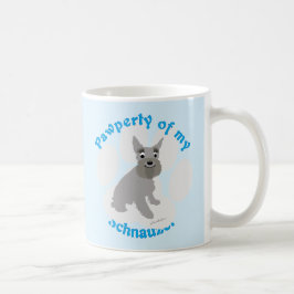 Taza De Café Pawperty de mi Schnauzer