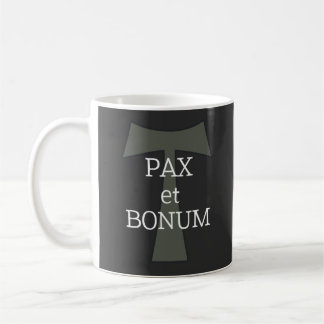 Taza De Café Pax et Bonum (Paz y Bien)