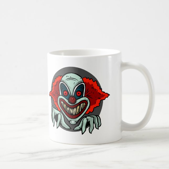 Taza De Café Payaso asustado (Derecha)