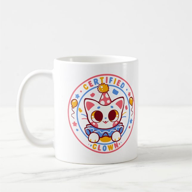 Taza De Café Payaso certificado (Izquierda)