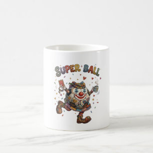 Taza De Café Payaso de Super Balón Personaje de Balón de Fútbo