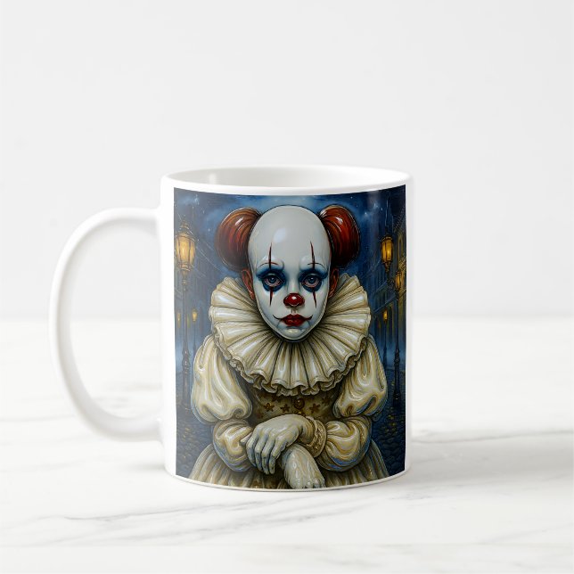 Taza De Café Payaso inquietante (Izquierda)