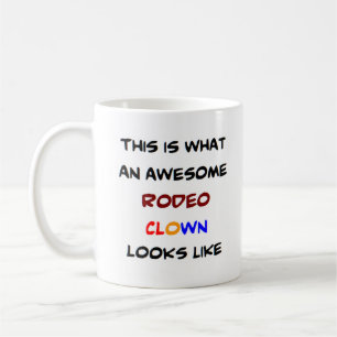 Taza De Café payaso rodeo, impresionante
