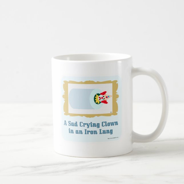 Taza De Café Payaso triste que llora (Derecha)