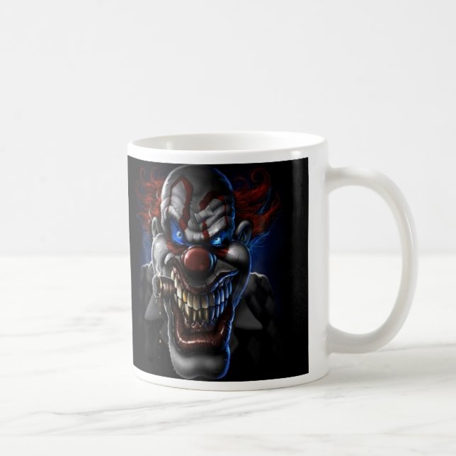 Taza De Café Payaso y cigarro malvados (Derecha)