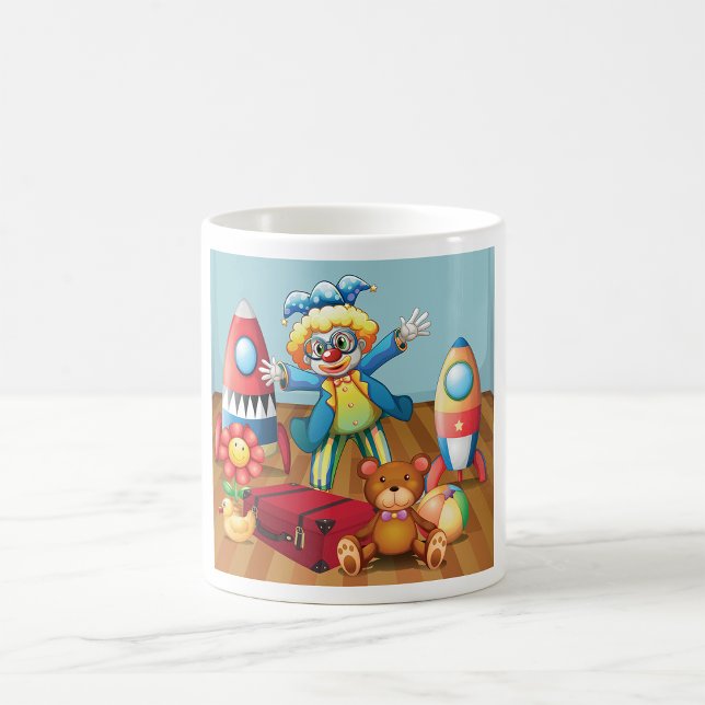 Taza De Café Payaso Y Juguete Mug (Subido por el creador)