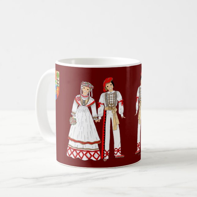Taza De Café Pays Basque, Aquitaine, France (Anverso izquierdo)