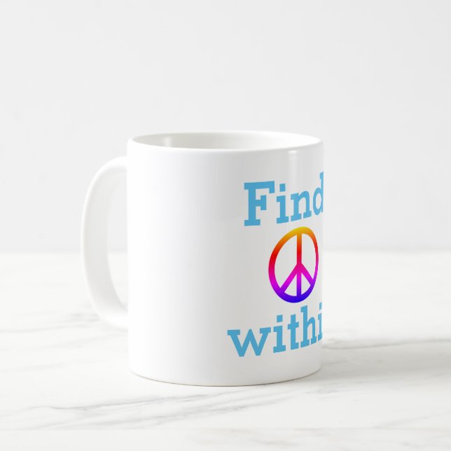 Taza De Café Paz  (Anverso izquierdo)