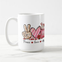 Taza de café Paz Amor Café
