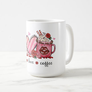 Taza De Café Paz, amor, café Mug: Sip con estilo ☕