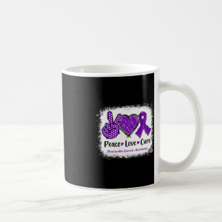 Taza De Café Paz Amor Cura Cura Cáncer Pancreático Conciencia P