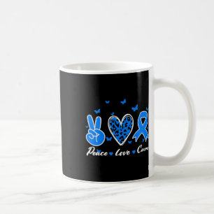 Taza De Café Paz Amor Cura Diabetes Sensibilización Hombres Muj