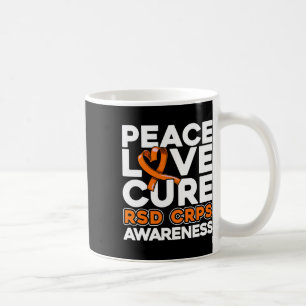 Taza De Café Paz Amor Cura Rsd Crps Conciencia