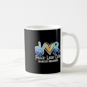 Taza De Café Paz Amor Curar Diabetes Conciencia