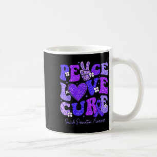 Taza De Café Paz Amor Esperanza Prevención Suicidio Menta