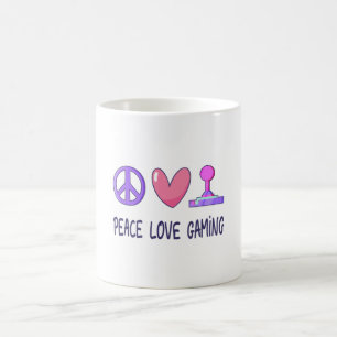 Taza De Café Paz Amor Juegos