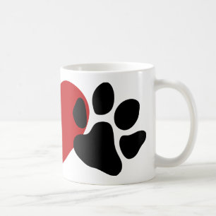 Taza De Café Paz-Amor-Paw