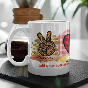 Taza De Café Paz Amor Poodle Mascota Perro Raza Perro Perdedor