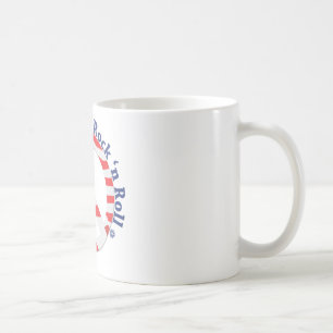 Taza De Café Paz, amor, rollo de la roca n