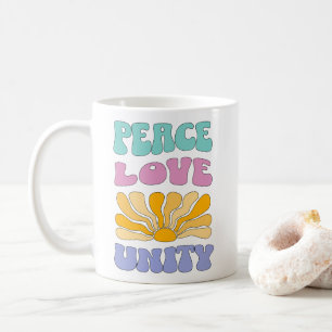 Taza De Café Paz Amor Unidad