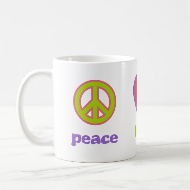 Taza De Café Paz, amor y cálculo (Izquierda)