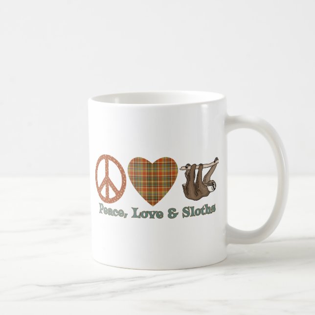 Taza De Café Paz, amor y consignas (Derecha)